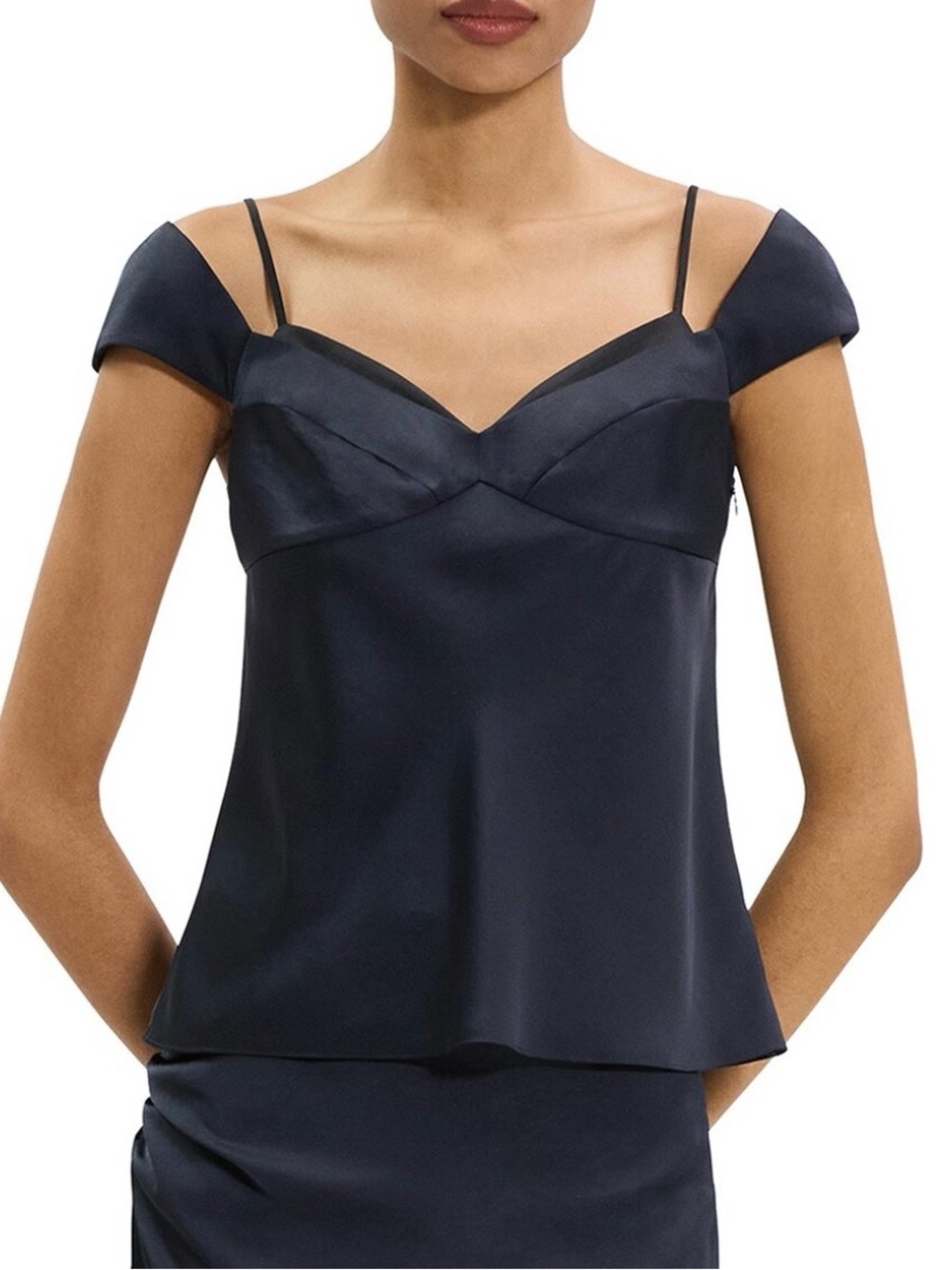 Theory SS Peek Cami Top